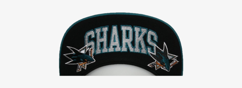 San Jose Sharks Black & White Logo Snapback Hat - Band San Jose Shark Snapback-014, transparent png #2232733