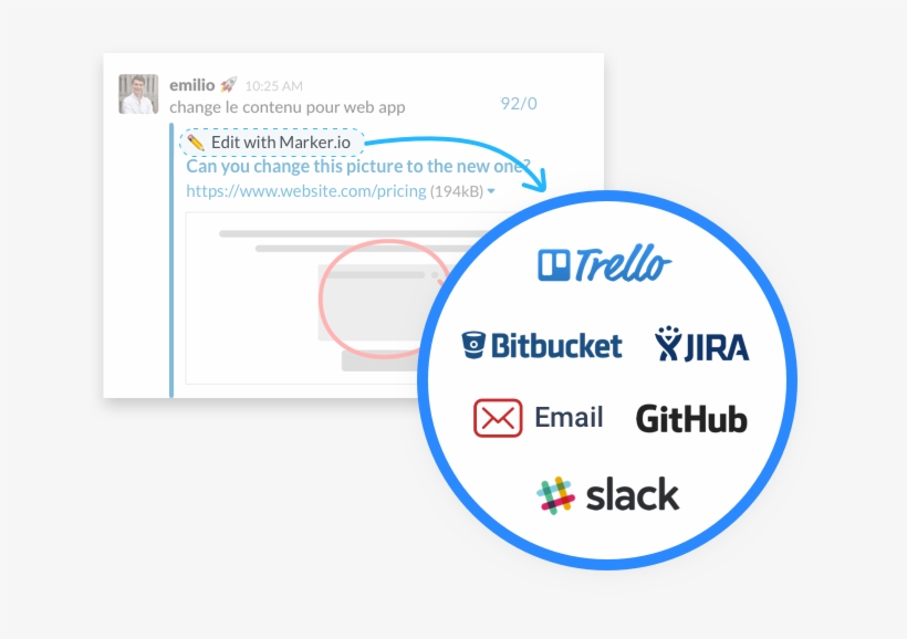 Slack To Marker - Trello, transparent png #2233412