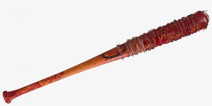 The Walking Dead - Walking Dead Lucille Bloody, transparent png #2233789