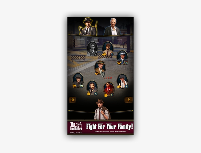6 - Godfather Family Dynasty Characters, transparent png #2233947