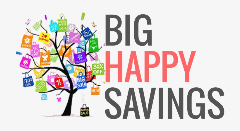 Big Happy Savings - Sales Vs Marketing Cartoon, transparent png #2235627