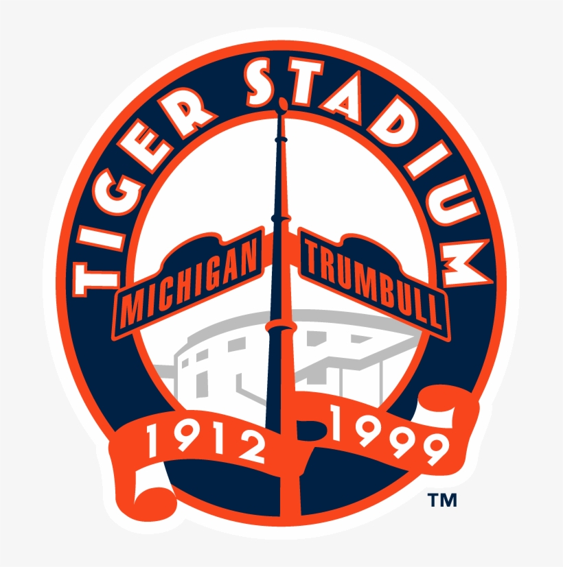Tiger Stadium Patch For Final Season At Stadium Detroit - Detroit Tigers Old School Detroit Logos, transparent png #2236195