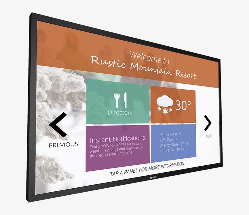Philips Digital Signage - Phi Philips 43bdl4051t | 43 Inch Signage Solutions, transparent png #2236198