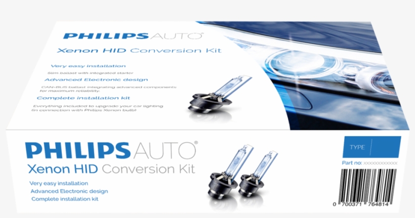 Philips Xenon Hid Conversion Kit - Philips, transparent png #2236265