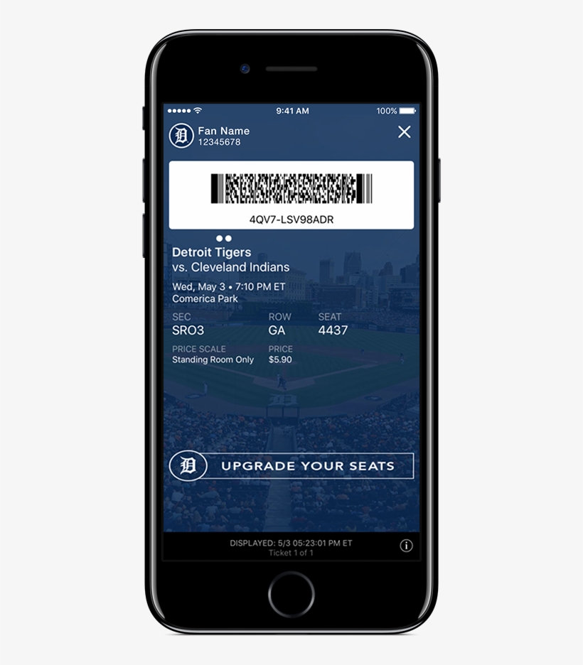 Tap On Your Ticket, And Swipe Between Tickets - Smartphone, transparent png #2236470