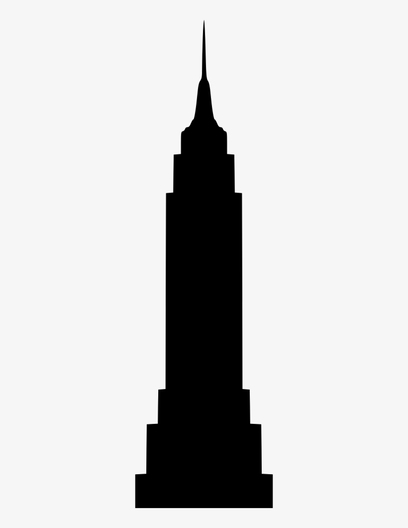 Empire State Building - Empire State Building Black Png, transparent png #2236929