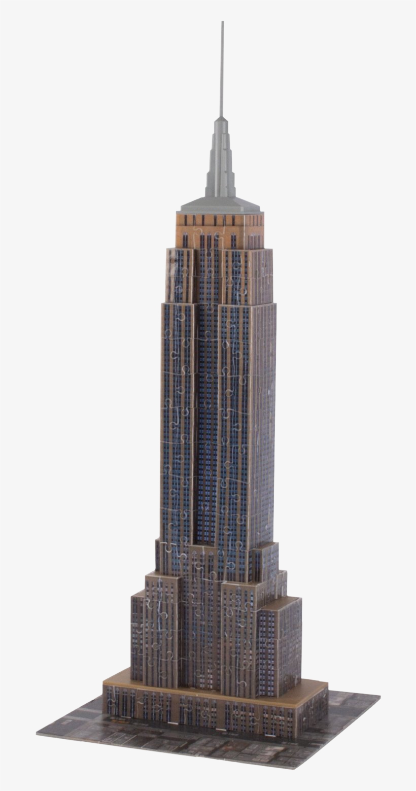 Empire - Ravensburger Empire State Building 216 Piece 3d Building, transparent png #2236980