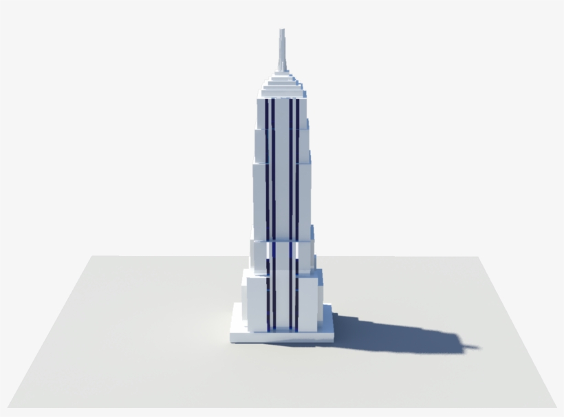 Empire State Building Model Simple, transparent png #2237004