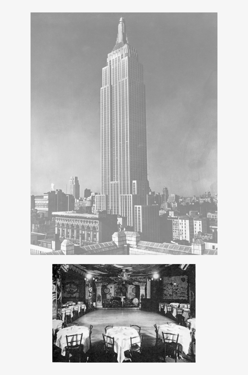 The Empire State Building In The 1920s And A Speakeasy - Poster: View Of The Empire State Building In New York, transparent png #2237338