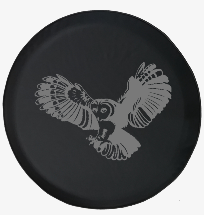 Owl Swooping Down On Prey Offroad Jeep Rv Camper Spare - Hawk, transparent png #2238052