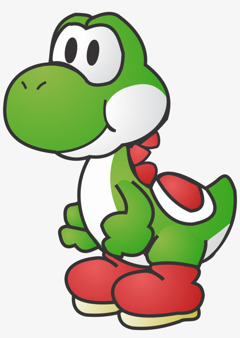 Latest Super Mario Brothers, Super Mario Bros, Super - Paper Mario 64 Yoshi, transparent png #2238266