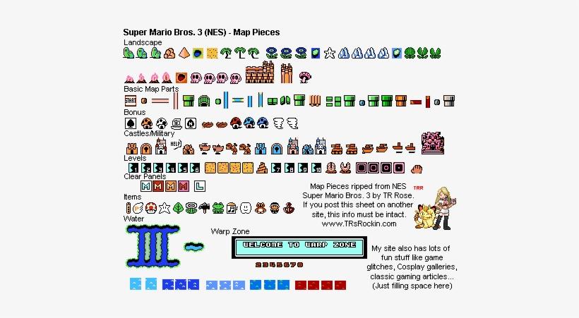 Super Mario Bros 3 Map Sprites Free Transparent Png Download Pngkey