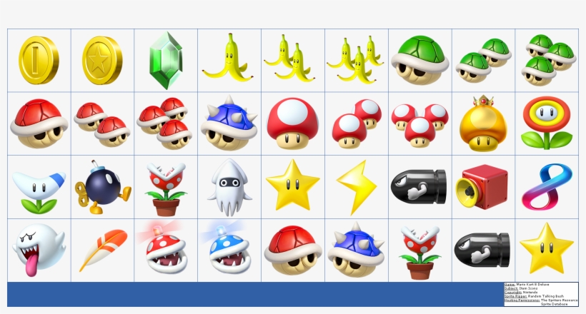 Randome Clipart Mario Kart - Mario Kart 8 Deluxe Items, transparent png #2238640