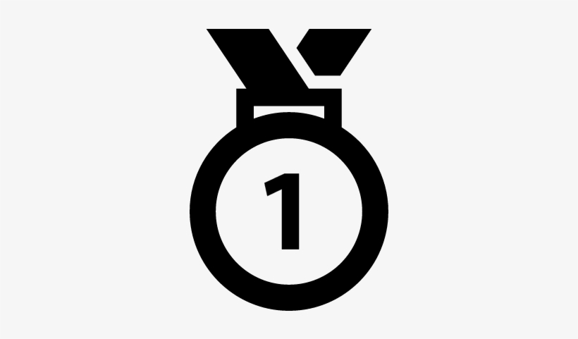 Medal With Number One Vector Engagement Ring Svg File Free Transparent Png Download Pngkey