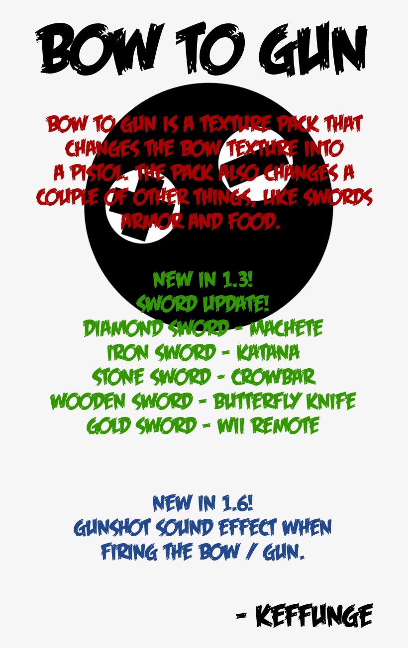 Bow To Gun Hd Resource Pack 2 Guns Better Than Bows Free