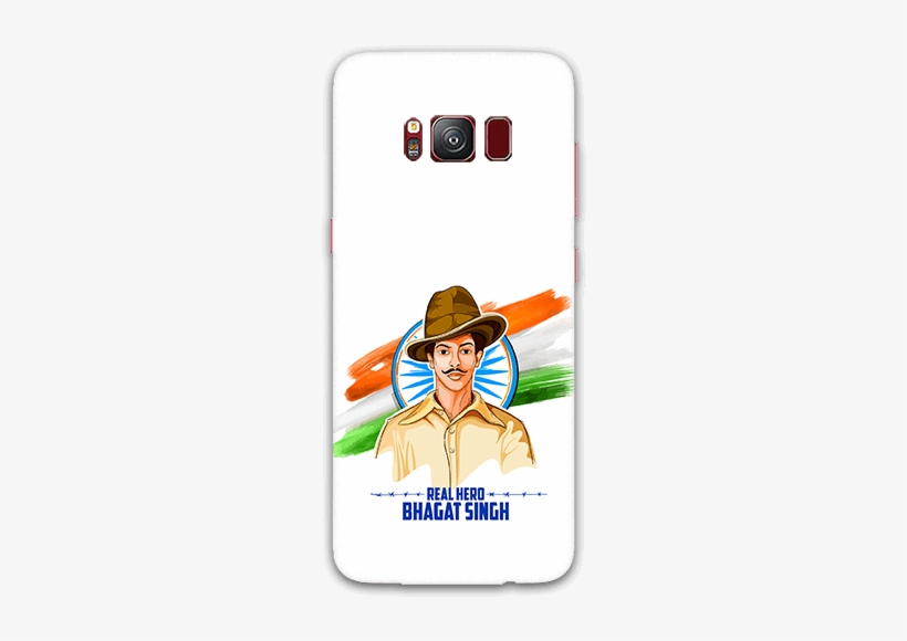 The Real Hero Bhagat Singh Galaxy S8 Mobile Back Case - Real Hero Bhagat Singh, transparent png #2239022