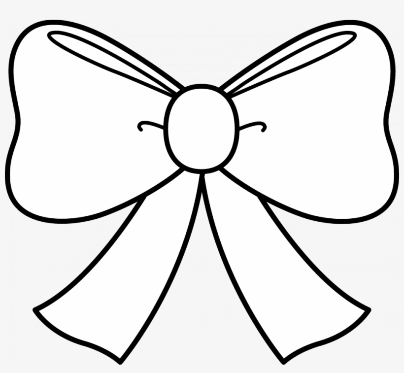 Bow Coloring Pages Barbie Skirt Bow Coloring Pages - Jojo Bow Coloring Pages, transparent png #2239297