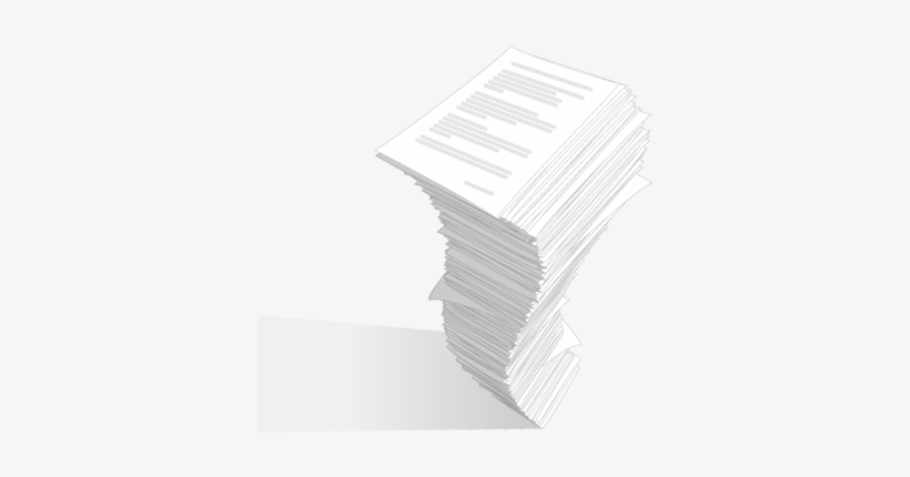 Paper Stack Png Download - Large Amount Of Paper, transparent png #2239327