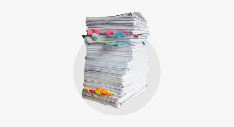 Stack Of Papers - Printed Document, transparent png #2239462