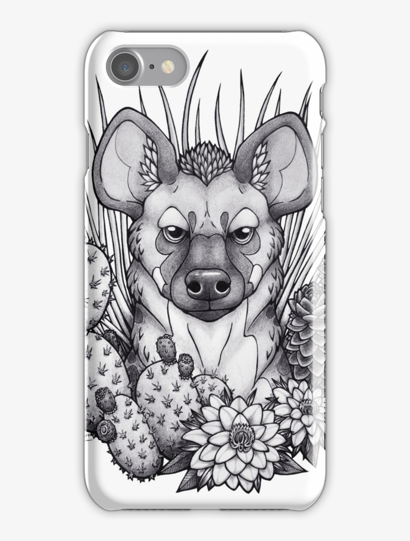 Hyena & Arid Plants Iphone 7 Snap Case - Mobile Phone Case, transparent png #2239963