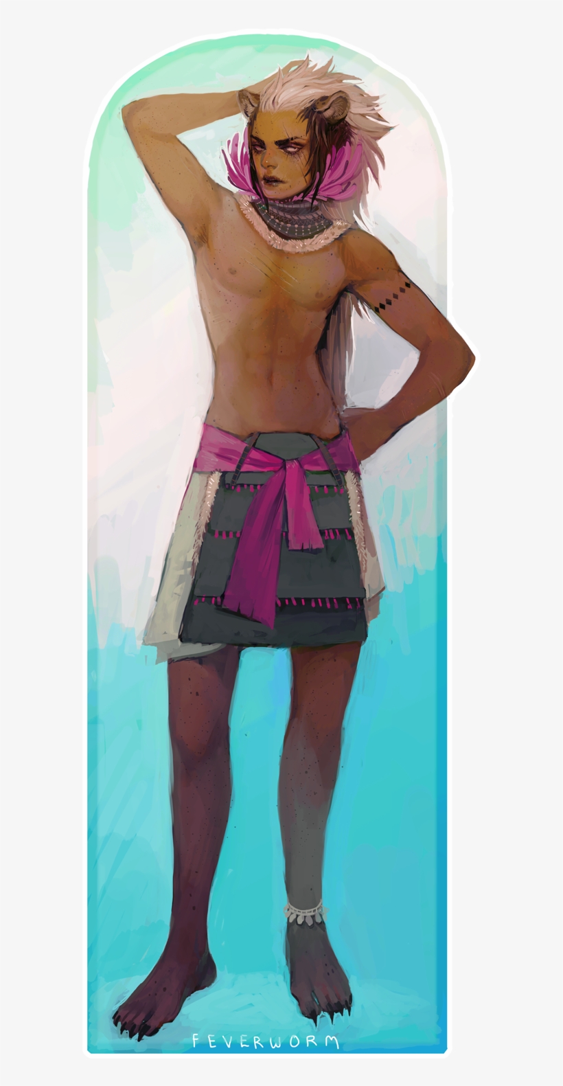 Feverworm Khari The Hyena King - Cosplay, transparent png #2239981