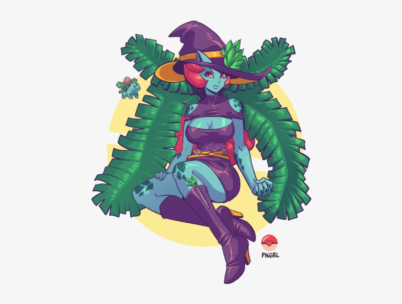 #002 Ivysaur Halloween Outfit Too - Cartoon, transparent png #2239982