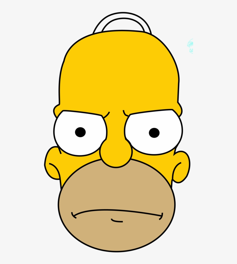 Homer Simpson Face Render Png By 8scorpion-d6mtcmo - Face Homer Png Transparent, transparent png #2240291