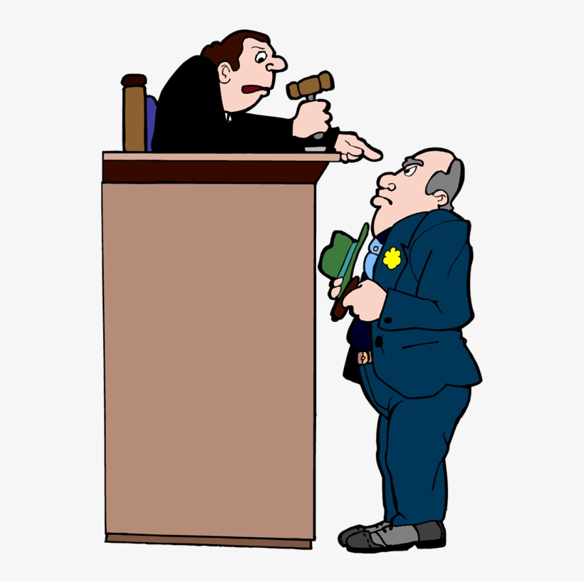 Judge Pointing At State Trooper Png - Judge, transparent png #2240363