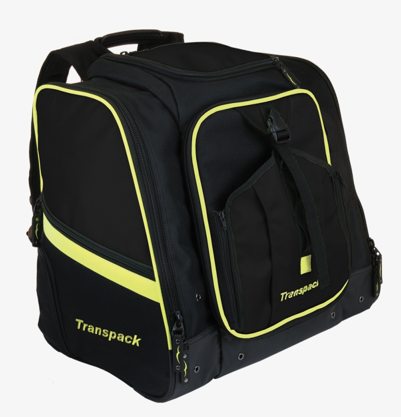 Black W/ Yellow Electric Style - Transpack Backpacks - Transpack Heated Boot Pro Xl, transparent png #2240685