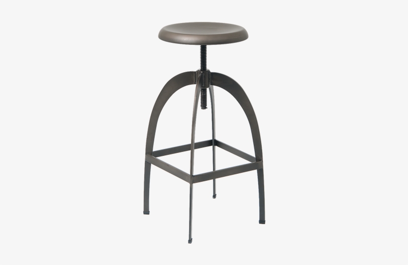 Indoor Industrial Steel Bar Stool With Archway Legs - Lpd Shoreditch Bar Stool Black, transparent png #2240932