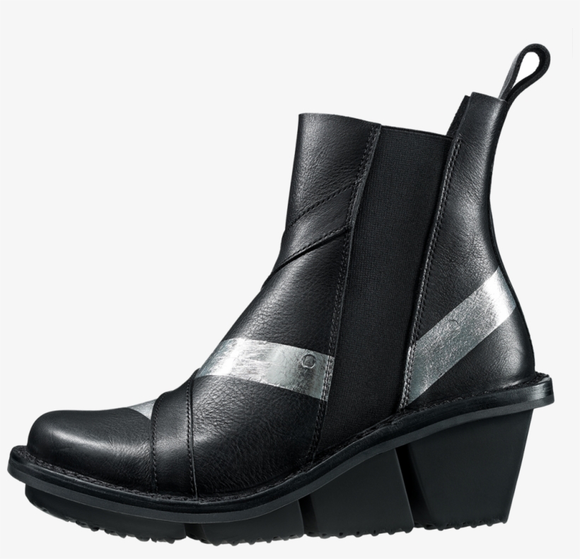 Mark F Blk Waw Silv Print Gr Blk Neu - Dr Martens Boanil Brush, transparent png #2240934