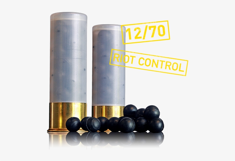Rubber Buckshot / Less Lethal Ammunition / Shotgun - Rubber Bullets Shotgun Shells, transparent png #2241040