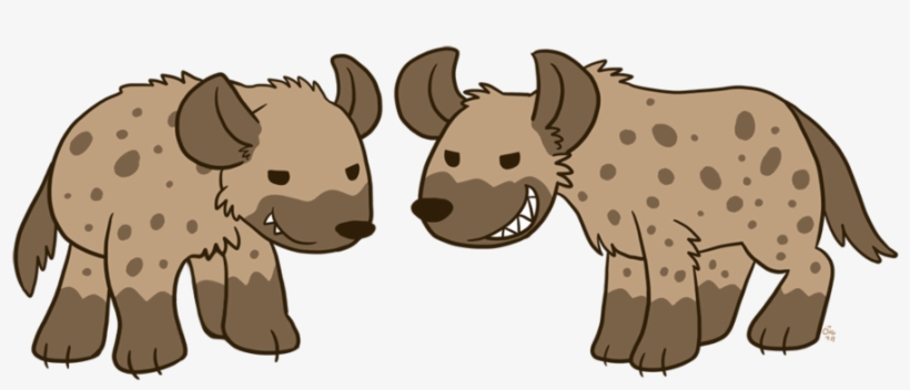 Goofy Spotted Hyenas By Raizy On Deviantart - Spotted Hyena Cartoon, transparent png #2241247