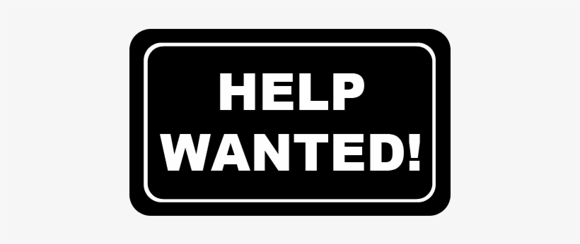 Help Wanted Black And White, transparent png #2241363
