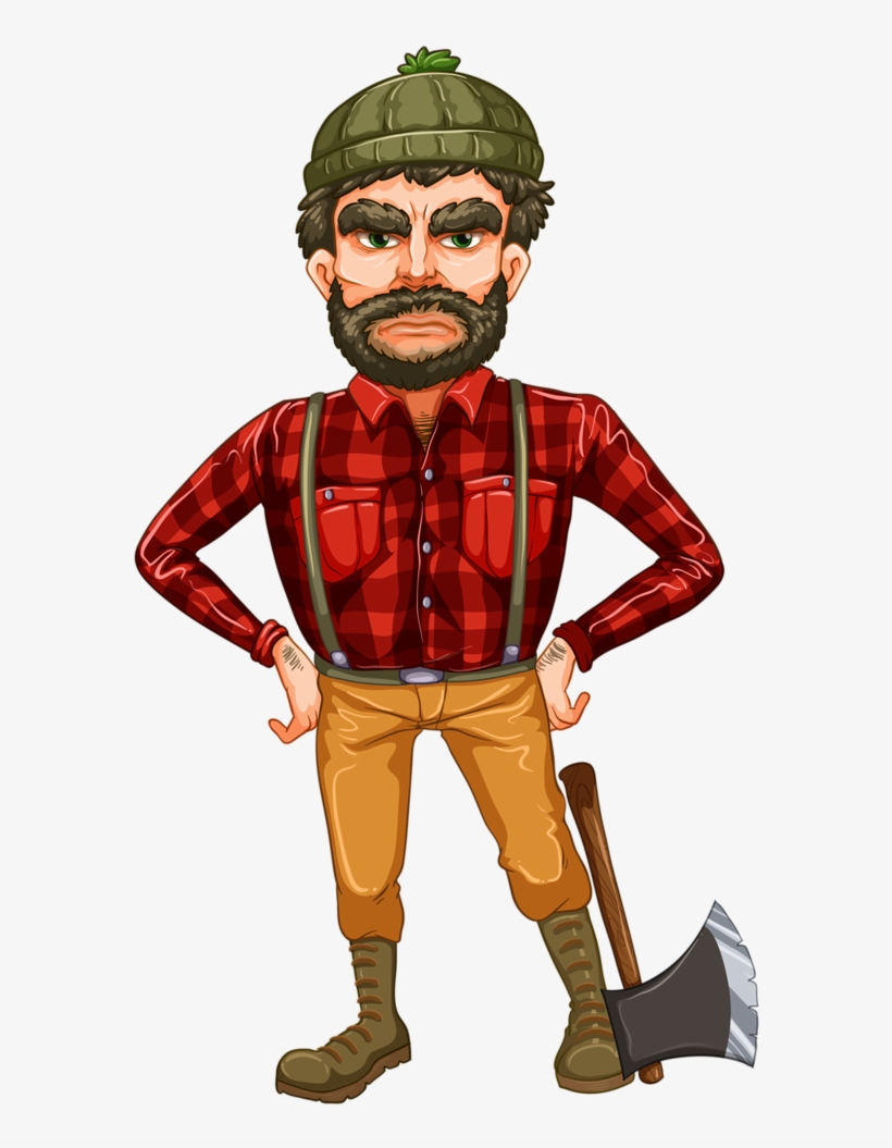 Profissões E Ofícios - Lumberjack .png, transparent png #2241711