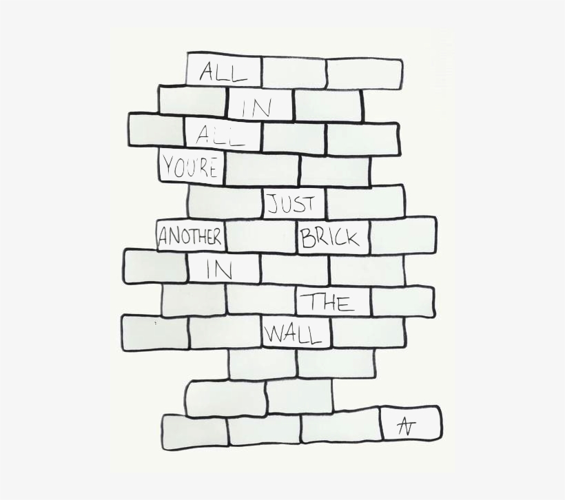 Pink Floyd Transparent Brick The Wall Transparent Blog - Pink Floyd Transparent, transparent png #2241776