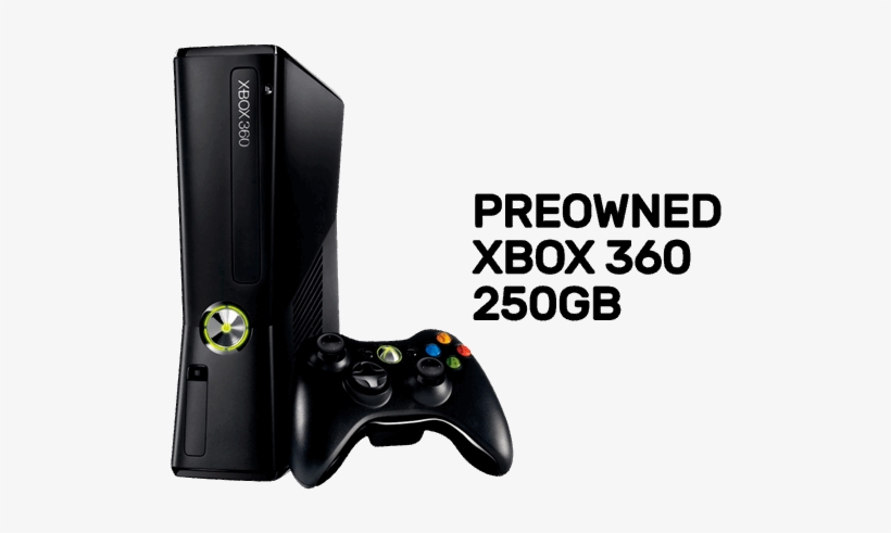 Xbox 360 Slim 250gb Console (preowned) - Much Does A Xbox 360 Cost, transparent png #2241979