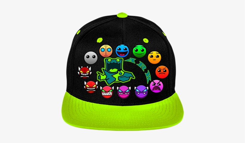 Geometry Dash Hat - Baseball Cap, transparent png #2242122