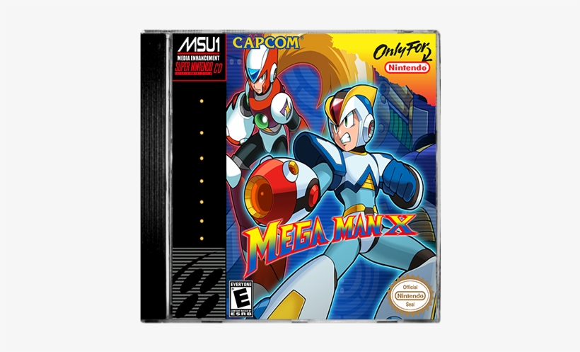 Mega Man X (rev 1) - Snes Msu1 Cover, transparent png #2242186
