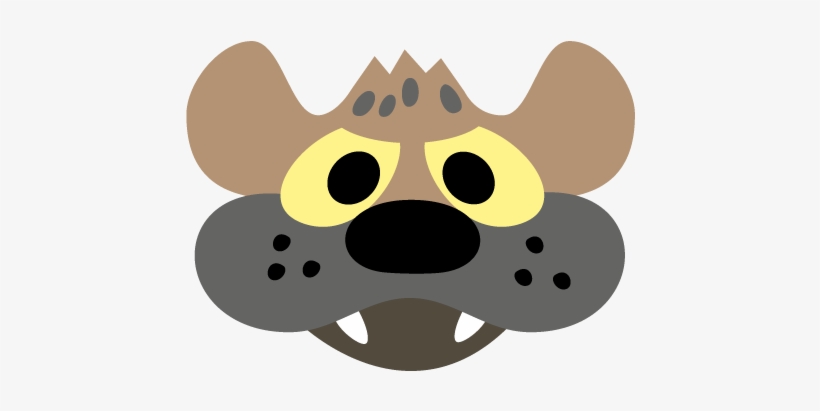 Printable Hyena Mask, transparent png #2242203