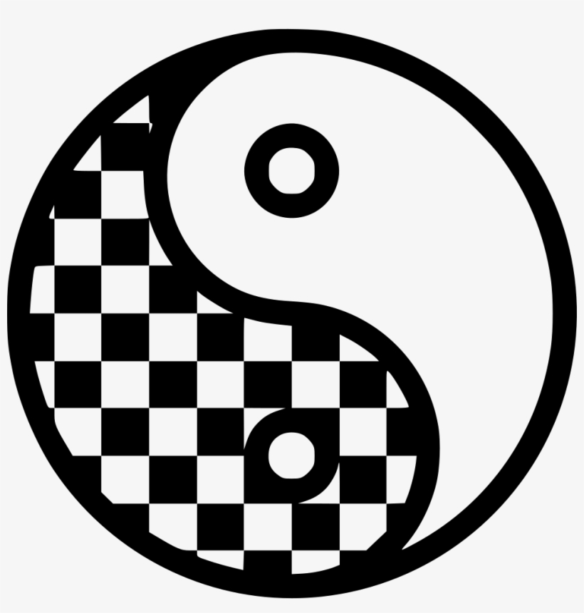 Ying Yang - - Basic Yin And Yang Outline, transparent png #2242264