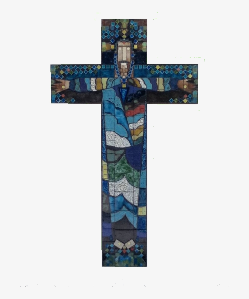 Cross - Cross Stained Glass Png, transparent png #2242497