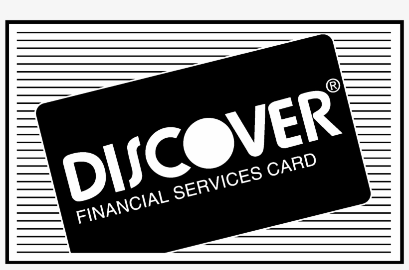 Discover Logo Black And White - Discover Card, transparent png #2242561