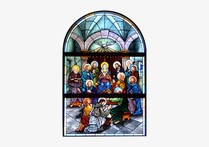 Marian Servant Stained Glass - Stained Glass, transparent png #2242959