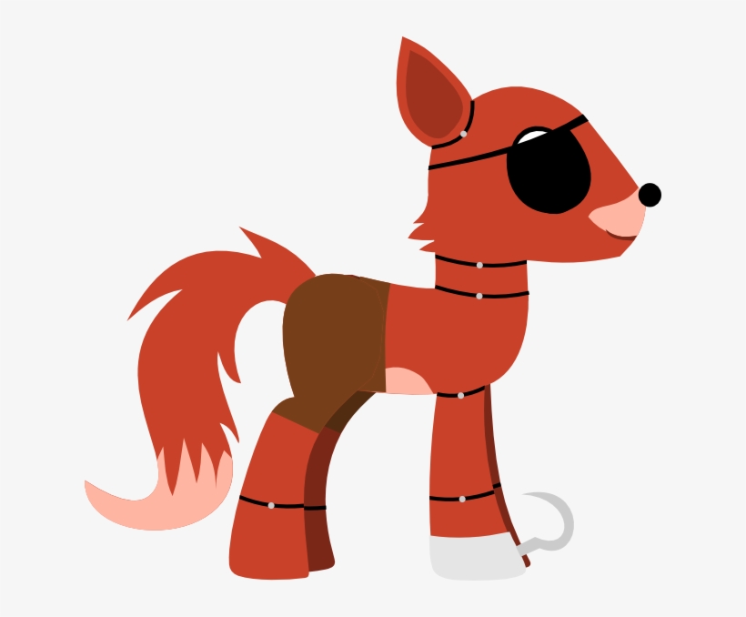 Nightmare Foxy Clipart Mlp - My Little Pony Fnaf Foxy, transparent png #2243181