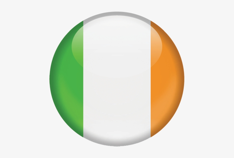 Ireland Flag Button Png, transparent png #2243258