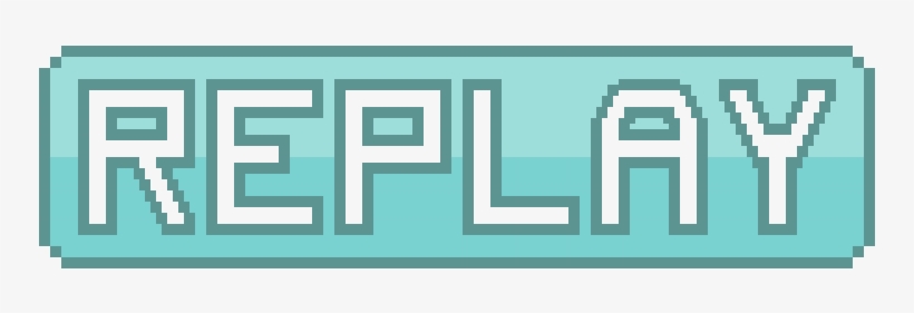 Replay Button - Play Again Button Pixel, transparent png #2243342