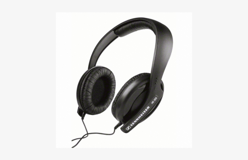Hd 202-600x450 - Sennheiser Hd 202 Ii Professional Headphones (black), transparent png #2243494