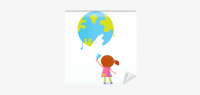 Child Painting Earth - Painting, transparent png #2243749