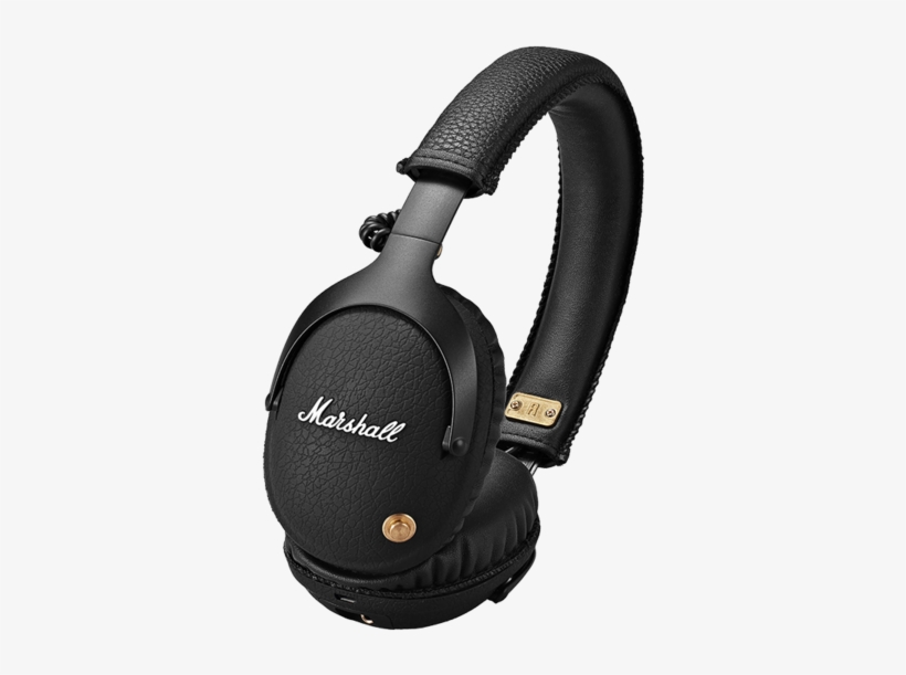 Audífonos Over-ear Marshall Monitor Bluetooth - Marshall Monitor Bluetooth - Black Wireless Headphones, transparent png #2243929